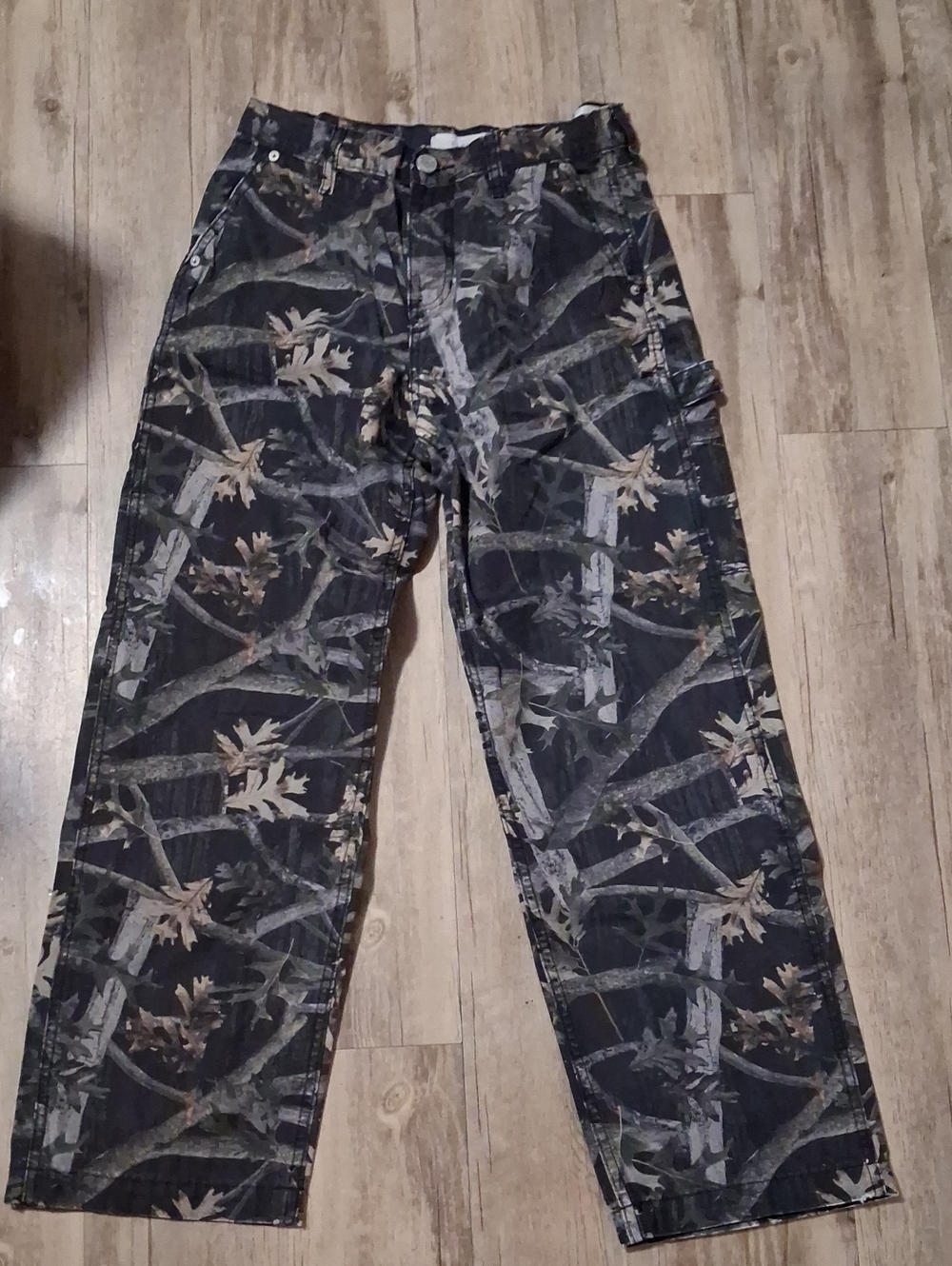 Men's Camouflage Utility Pants - Black/Gray